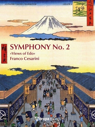 Franco Cesarini, Symphony No. 2 - Views of Edo Concert Band/Harmonie Partitur