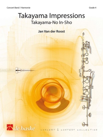 Takayama Impressions for concert band/harmonie score and parts