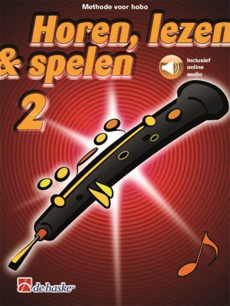 Horen, lezen & spelen 2 hobo Oboe Book & Audio-Online