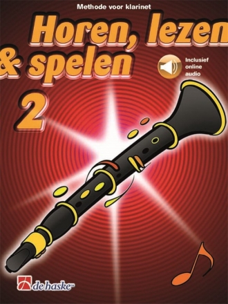 Horen, lezen & spelen Vol.2 (+Online-Audio) for clarinet Text nl