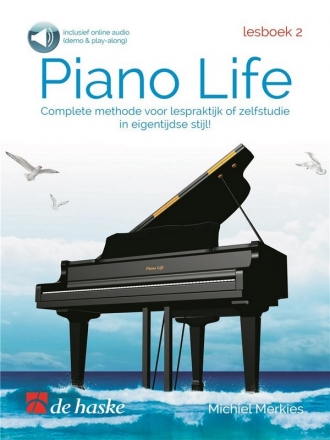 Piano Life - Lesboek 2 (+Online-Audio) voor piano Text nl