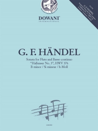 Sonata 'Hallenser no.3' h-Moll HWV376 (+Online Audio) for flute and basso continuo