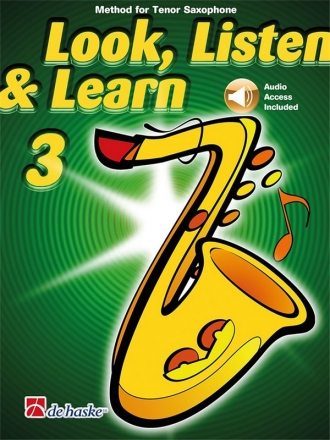 Look, Listen & Learn vol.3 (+Online Audio) for Tenor Saxophone