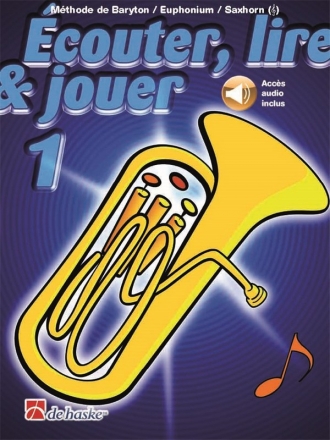 couter, lire & jouer vol.1 (+Online Audio) pour baritone/euphonium TC (fr)