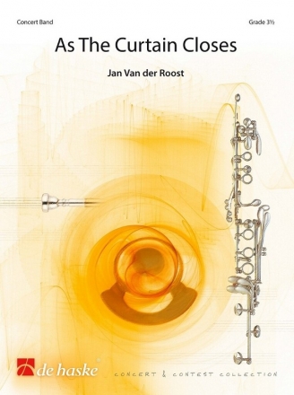 Jan Van der Roost, As The Curtain Closes Concert Band/Harmonie Set