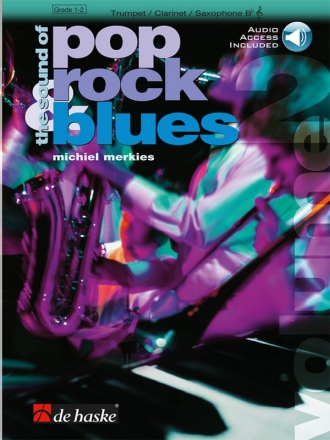 Michiel Merkies, The Sound of Pop, Rock & Blues Vol. 2 Trumpet / Clarinet / Tenor Saxophone Buch + Online-Audio