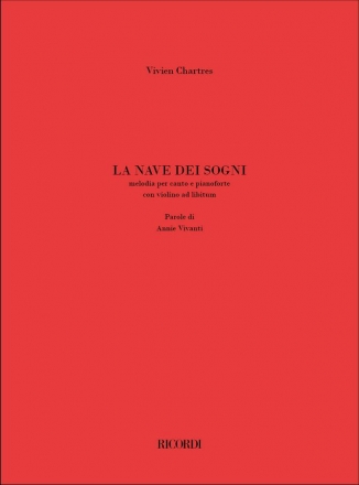 Vivien Chartres, La nave dei sogni Voice and Piano, Violin ad Lib. Buch