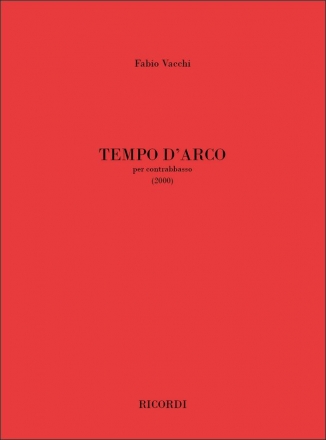 Fabio Vacchi, Tempo D'Arco Double Bass Partitur