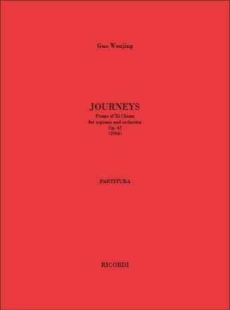 Journeys op.42 for soprano and orchestra score (chin)