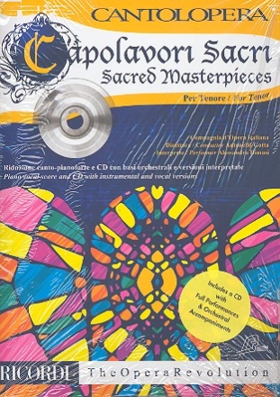 Sacred Masterpieces (+CD) for tenor and piano