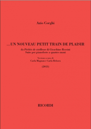 Azio Corghi, Un Nouveau Petit Train De Plaisir Piano, 4 Hands Buch