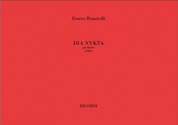 Fausto Romitelli, Dya Nykta Flute Partitur