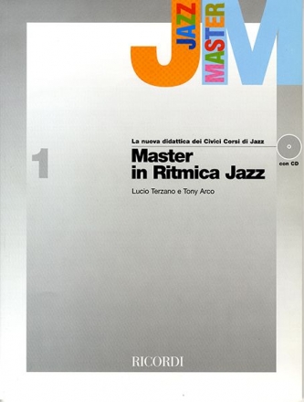 T. Arco_Lucio Terzano, Master In Ritmica Jazz - Vol. 1 Drums and Percussion Buch + CD