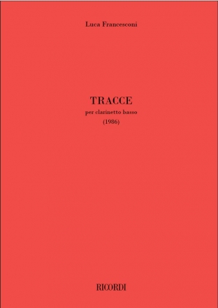 Tracce (1986) per clarinetto basso