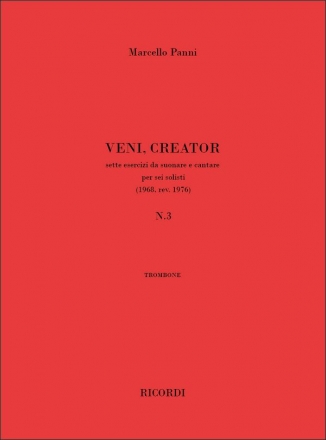 Marcello Panni, Veni, Creator n. 3 Posaune Buch