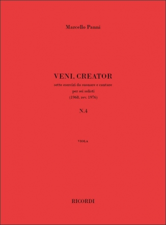 Marcello Panni, Veni, Creator n. 4 Viola Buch