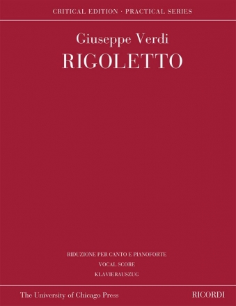 Rigoletto  vocal score (it/en),  paperback