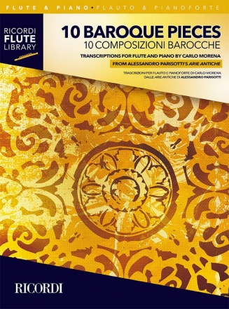 10 Composizioni barocche 2 Flutes and Piano Buch + Einzelstimme