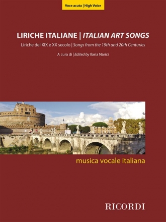 Italian Art Songs from the 19th and 20th Centuries for high voice and piano