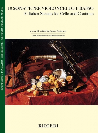 10 Italian Sonatas for cello and bc