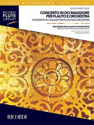 NR141576 Concerto in do maggiore per flauto e orchestra per flauto e pianoforte