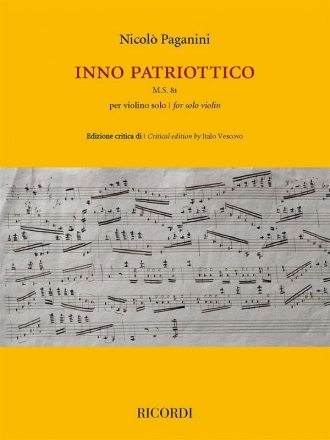 Inno Patriottico M.S. 81 per violino solo