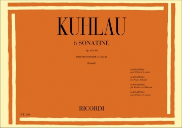 6 Sonatine op. 44 e op. 66  for Piano 4 hands