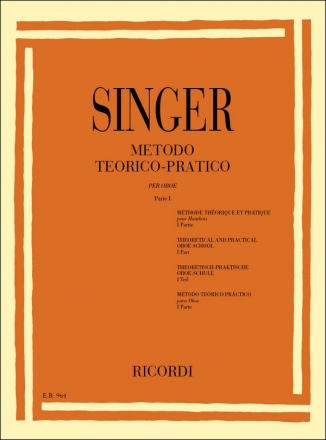 Sigismondo Singer, Metodo Teorico - Pratico Per Oboe, In Sette Parti Oboe Buch