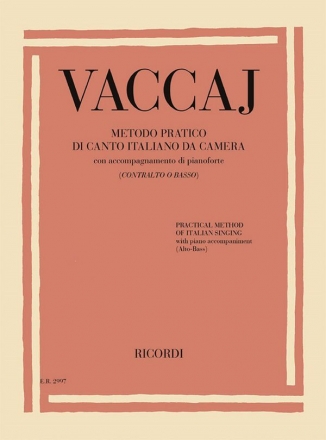 Practical Method of Italian Singing for low voice and piano