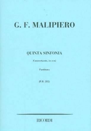 Sinfonie Nr.5 fr Orchester Studienpartitur