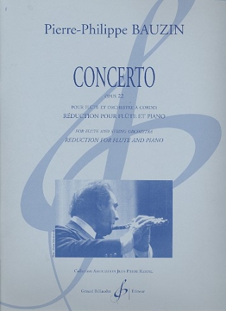 Concerto op.22 pour flte et orchestre  cordes pour flte et piano