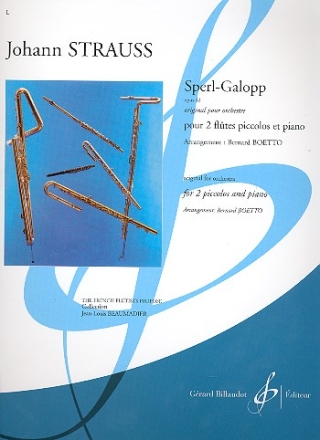 Sperl-Galopp op.42 pour 2 flutes piccolos et piano