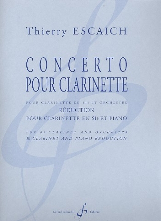 Concerto pour clarinette et orchestre pour clarinette et piano