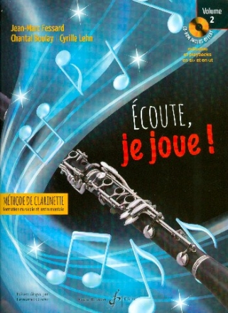 coute je joue vol.2 (+CD-ROM) pour clarinette