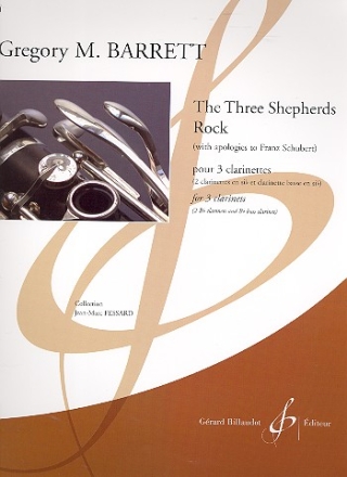 The three Shepherds Rock pour 3 clarinettes (2 clarinettes et clarinette basse) partition et parties