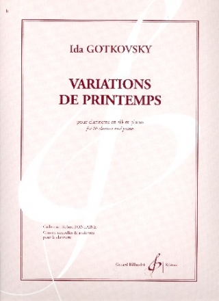 Variations de printemps pour clarinette et piano