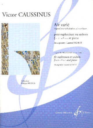 Air vari pour ophiclide et orchestre pour euphonium (saxhorn) et piano