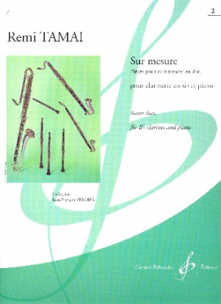 Sur mesure vol.2 pour clarinette et piano