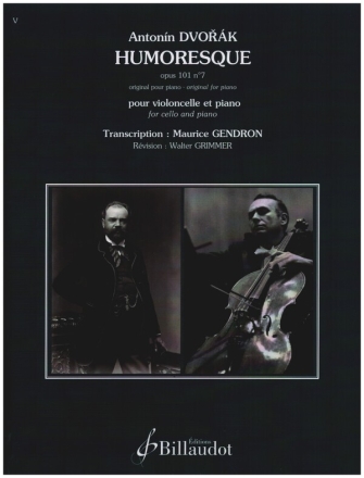 Humoresque op.101 no.7 pour violoncelle et piano