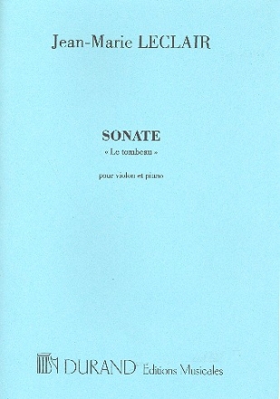 Sonate Le tombeau pour violon et piano