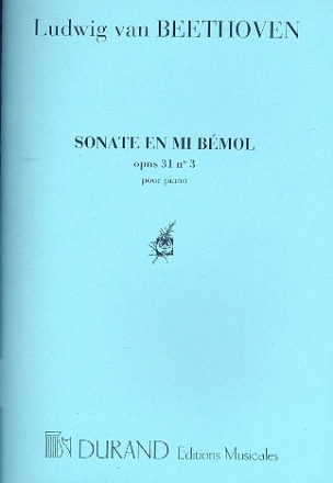 Sonate mi bmol majeur op.31,3 pour piano