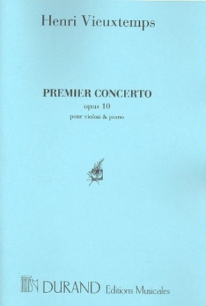 Premier Concerto op. 10 pour violon et piano