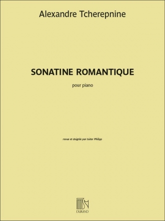 Alexander Tcherepnin, Sonatine Romantique Op 4 Piano Klavier Partitur