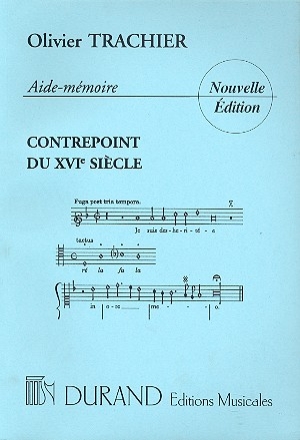 Aide-memoire du Contrepoint du XVIe sicle -(frz)