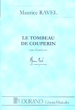 Le Tombeau de Couperin Suite pour orchestre partition miniature