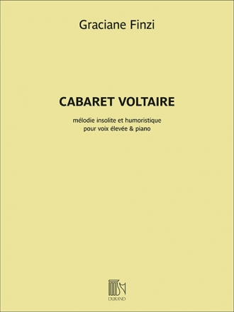 Graziana Finzi, Cabaret Voltaire High Voice Buch