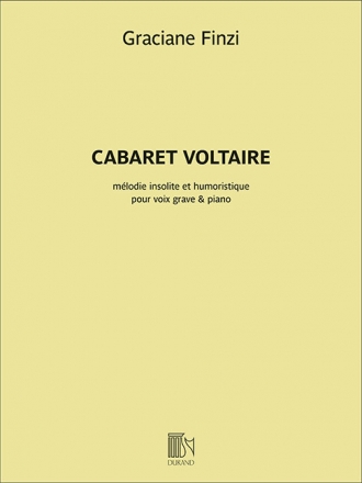 Graziana Finzi, Cabaret Voltaire Low Voice Buch