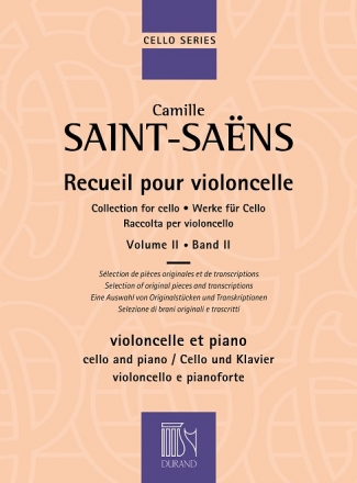 Camille Saint-Sans, Recueil pour violoncelle volume 2 Cello und Klavier Buch + Einzelstimme