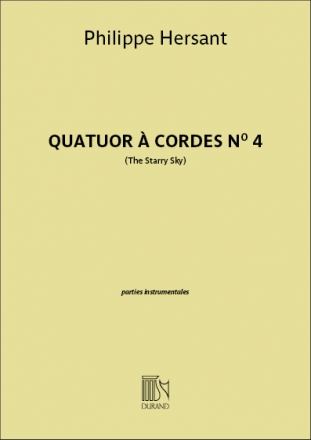 Philippe Hersant, Quatuor  cordes n 4 2 Violins, Viola and Cello Stimmen-Set