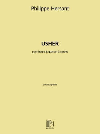 Usher pour harpe et quatuor  cordes parties